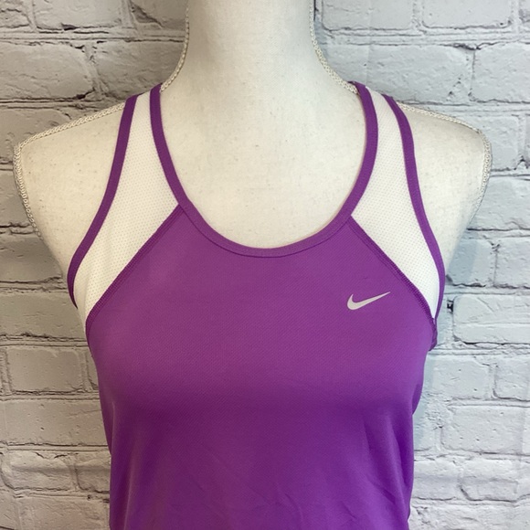 NIKE DRI FIT RACERBACK TANK EUC SZ MED - Picture 2 of 7